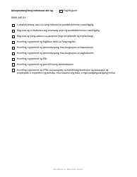 Form CRD-IF903-3X-TG Intake Form - Employment - California (Tagalog), Page 4