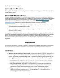 Instructions for Partnership &amp; Pathways Short Form Grant Application - Minnesota, Page 12