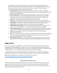 Instructions for Partnership &amp; Pathways Short Form Grant Application - Minnesota, Page 15