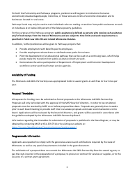 Instructions for Partnership &amp; Pathways Short Form Grant Application - Minnesota, Page 6