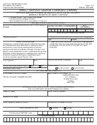 Form SSA-1199-OP138 Direct Deposit Sign-Up Form (Botswana)