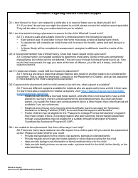 DCYF Form 09-134 Relative Inquiry - Washington