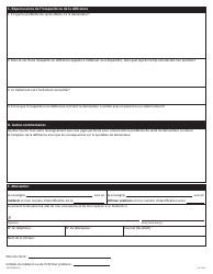 Forme D (NWT9386) Evaluation De L&#039;incapacite - Programmes De La Securite Du Revenu - Northwest Territories, Canada (French), Page 3