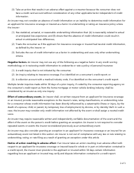 Form PC328 (CD-1) Use of Credit Information Disclosure - Texas, Page 2