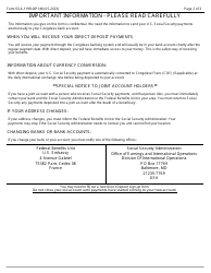 Form SSA-1199-OP146 Direct Deposit Sign-Up Form (Democratic Republic of Congo), Page 2