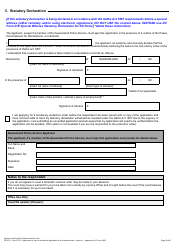 Form DV16 Application to Vary or Revoke the Registration of an Interstate Order - Queensland, Australia, Page 3