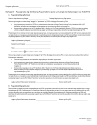 HUD Form 92900-A Hud/VA Addendum to Uniform Residential Loan Application (Tagalog), Page 3