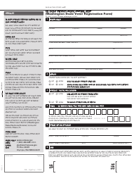 Washington State Voter Registration Form - Washington (Tigrinya)