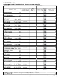 Form CDTFA-531-A2 Schedule A2 Computation Schedule for District Tax - Long Form - California, Page 9