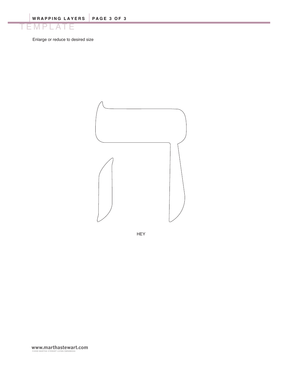 Star of David Template, Dreidel Template, Hey Letter Template, Page 3