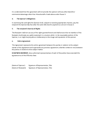 Event Sponsorship Agreement Template, Page 3