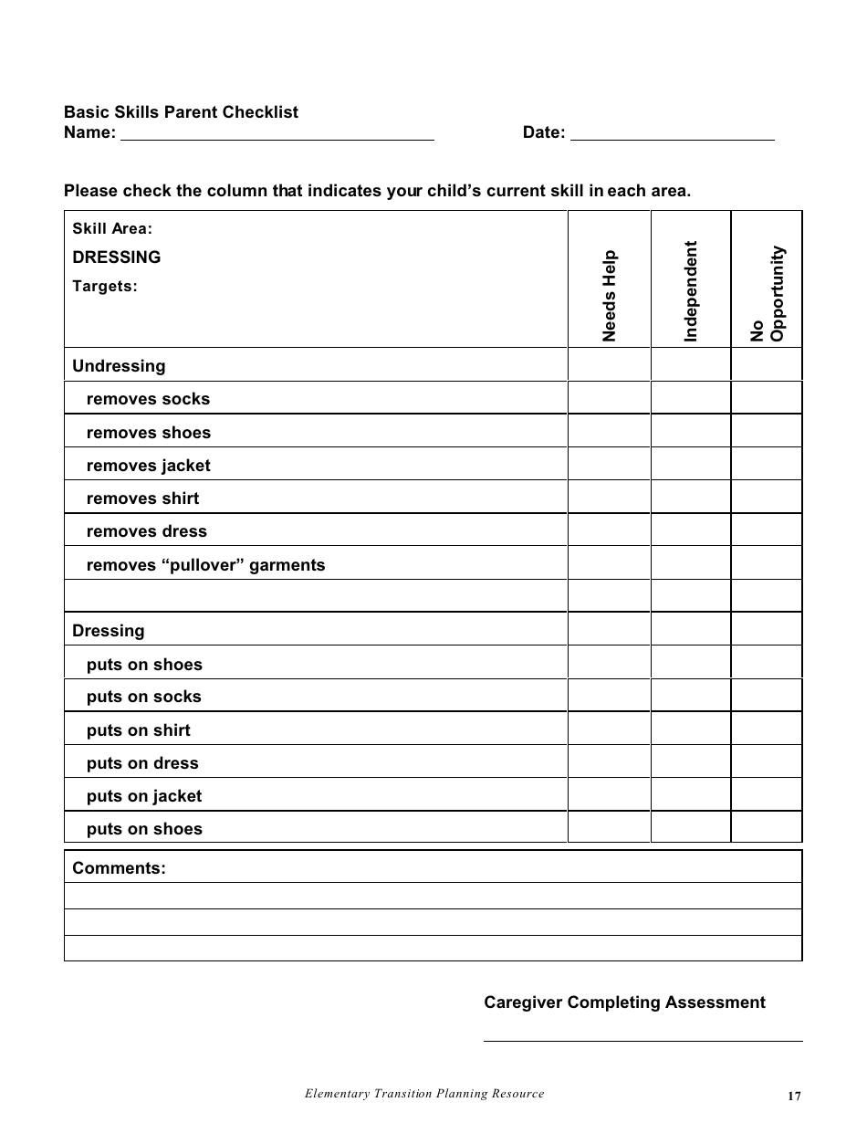 Elementary Transition Planning Resource - Prince Edward Island, Canada, Page 18