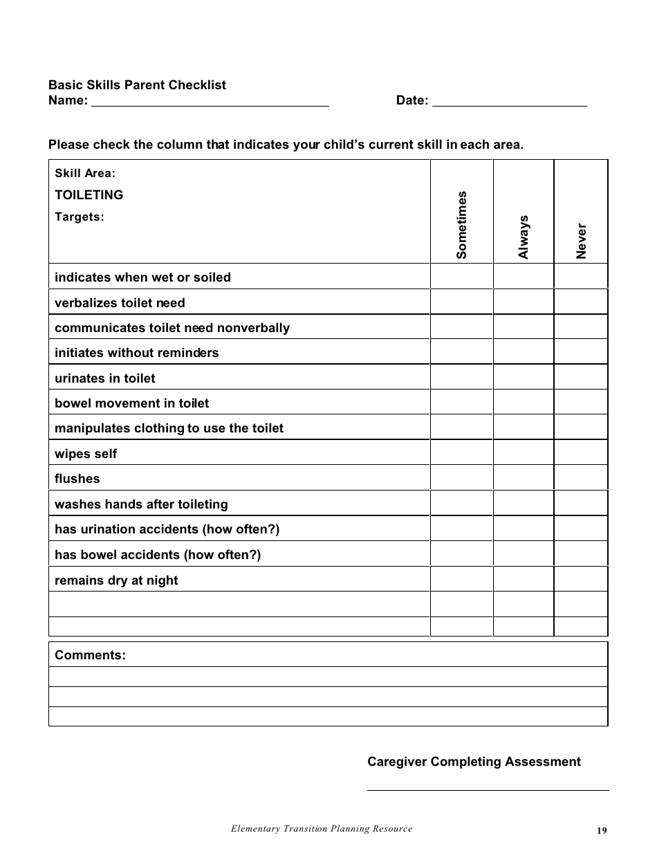 Elementary Transition Planning Resource - Prince Edward Island, Canada, Page 20