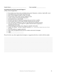 Elementary Transition Planning Resource - Prince Edward Island, Canada, Page 27