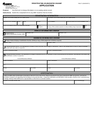 Document preview: Form VSA71 Registration-Vin-Business Change Application - Virginia