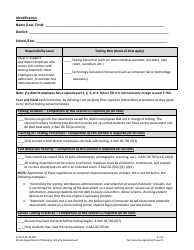 Form 05-24-007 Test Security Agreement Level 5 - Alaska, Page 2