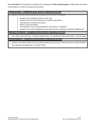 Form 05-24-007 Test Security Agreement Level 5 - Alaska, Page 3