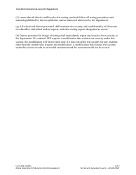 Form 05-24-007A Test Security Agreement Level 4 - Mclass Only - Alaska, Page 7