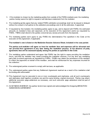 Mediation Submission Agreement, Page 2