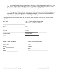 Voluntary Disclosure Agreement - Arkansas, Page 2