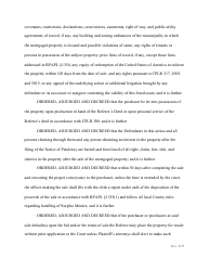 Order Confirming Referee Report and Judgment of Foreclosure and Sale - New York, Page 9