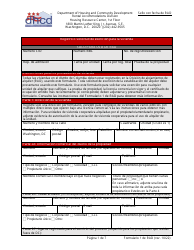 RAD Formulario 1 Registro O Solicitud De Exencion Para La Vivienda - Washington, D.C. (Spanish)
