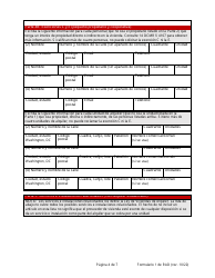 RAD Formulario 1 Registro O Solicitud De Exencion Para La Vivienda - Washington, D.C. (Spanish), Page 4
