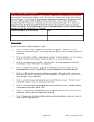 RAD Form 2 Amended Registration - Washington, D.C. (French), Page 4