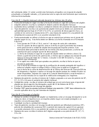 Instrucciones para RAD Formulario 4 Aviso De Acceso a Registros - Washington, D.C. (Spanish), Page 2
