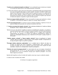 Instrucciones para RAD Formulario 9 Certificado De Ajuste De Alquiler - Washington, D.C. (Spanish), Page 3