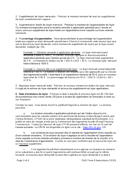 Instructions for RAD Form 8 Housing Provider&#039;s Notice to Tenant of Rent Adjustment - Washington, D.C. (French), Page 2