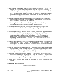 Instructions for RAD Form 9 Certificate of Rent Adjustment - Washington, D.C. (French), Page 3