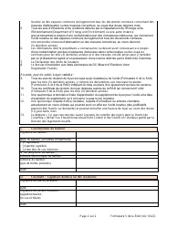 RAD Form 5 Notice of Access to Records - Washington, D.C. (French), Page 2