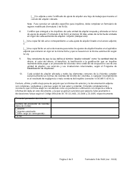 RAD Formulario 9 Certificado De Ajuste De Alquiler - Washington, D.C. (Spanish), Page 2