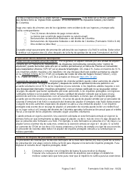 RAD Formulario 6 Registro De Exencion De Alquiler Por Edad O Discapacidad Del Inquilino (Solo Para Unidades De Alquiler Estabilizado) - Washington, D.C. (Spanish), Page 3