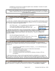 RAD Formulario 8 Aviso Del Proveedor De Vivienda Al Inquilino Sobre Ajuste De Alquiler (Solo Para Propiedades De Alquiler Estabilizado) - Washington, D.C. (Spanish), Page 2