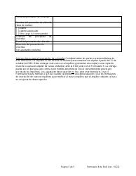 RAD Formulario 8 Aviso Del Proveedor De Vivienda Al Inquilino Sobre Ajuste De Alquiler (Solo Para Propiedades De Alquiler Estabilizado) - Washington, D.C. (Spanish), Page 5
