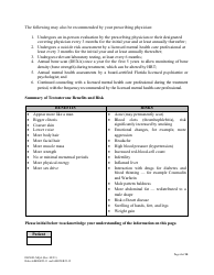 Form DH5083-MQA Masculinizing Medications for Patients With Gender Dysphoria Patient Information and Informed Consent - Florida, Page 4