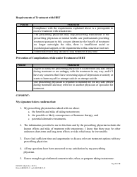 Form DH5083-MQA Masculinizing Medications for Patients With Gender Dysphoria Patient Information and Informed Consent - Florida, Page 8