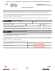 Document preview: Form REV-638 Official Appeal Waiver - Pennsylvania