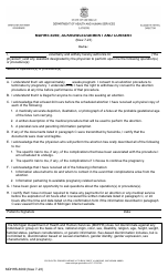 Document preview: Form MDHHS-6069 Acknowledgement and Consent - Michigan