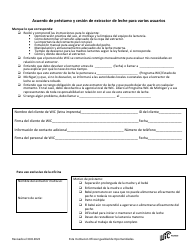 Document preview: Acuerdo De Prestamo Y Cesion De Extractor De Leche Para Varios Usuarios - Michigan (Spanish)