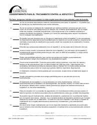 Document preview: Formulario DOC13-357S Consentimiento Para El Tratamiento Contra La Hepatitis C - Washington (Spanish)
