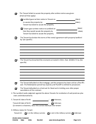 Form HOU102 Eviction Action Complaint - Minnesota, Page 3
