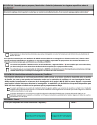 Formulario Para Pedir Una Audiencia De Debido Proceso - New Mexico (Spanish), Page 3