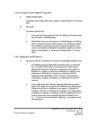 Form HUD52531A Part I Agreement to Enter Into a Housing Assistance Payments Contract - New Construction or Rehabilitation - Section 8 Project-Based Voucher Program, Page 13