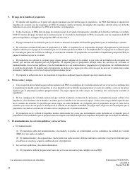 Formulario HUD-52530-C Adenda De Inquilinato - Programa De Vales De Seccion 8 En Funcion De Proyectos (Spanish), Page 5