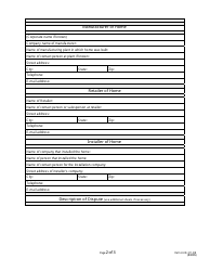 Form HUD-311-DR Federal Manufactured Housing Dispute Resolution Information Form, Page 2