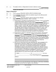 Form WPF JU07.0800 Order on Adjudication and Disposition (Ord) - Washington, Page 4