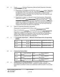 Form WPF JU07.0800 Order on Adjudication and Disposition (Ord) - Washington, Page 5